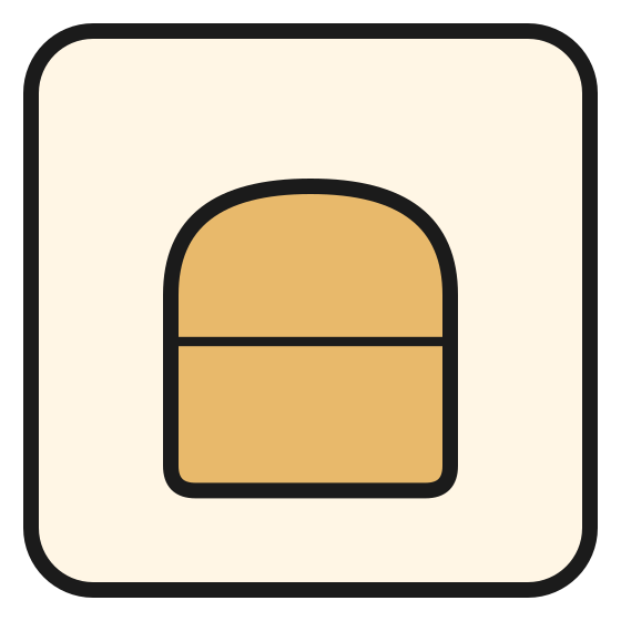 A golden loaf of bread for the breakfast job