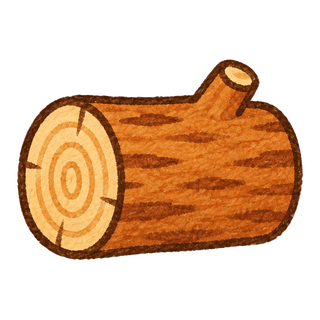A log