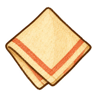 A napkin